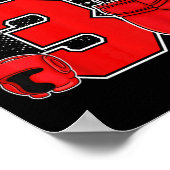 キッズ第3ボクシング誕生日パーティー3歳のボックス ポスター (角)