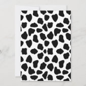 キッズ納屋周囲の庭誕生日の招待状の男の子または女の子 招待状 (裏面)