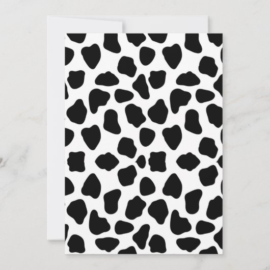 キッズ納屋周囲の庭誕生日の招待状の男の子または女の子 招待状 (裏面)