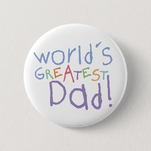 キッズ素晴らしパパ 缶バッジ (正面)