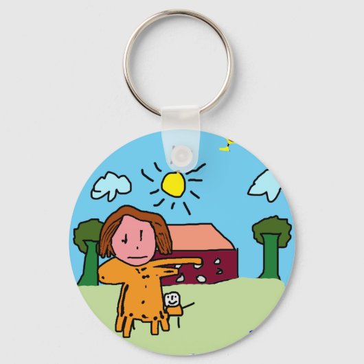 キッズ絵画ズ キーホルダー (正面)