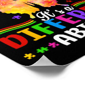 キッズ自閉症啓発違うA Ability Inc ポスター (角)