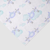 キッズ薄紫航空飛んでいる誕生日 薄葉紙 (詳細)