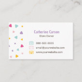 キッズ衣料品店の名刺 名刺 (正面)