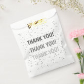 キッズ誕生日シルバーグリッター フェイバーバッグ (封をした状態)