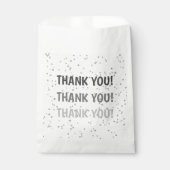 キッズ誕生日シルバーグリッター フェイバーバッグ (正面)