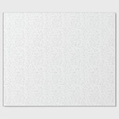 キッズ誕生日シルバーグリッター ラッピングペーパー (フラット)