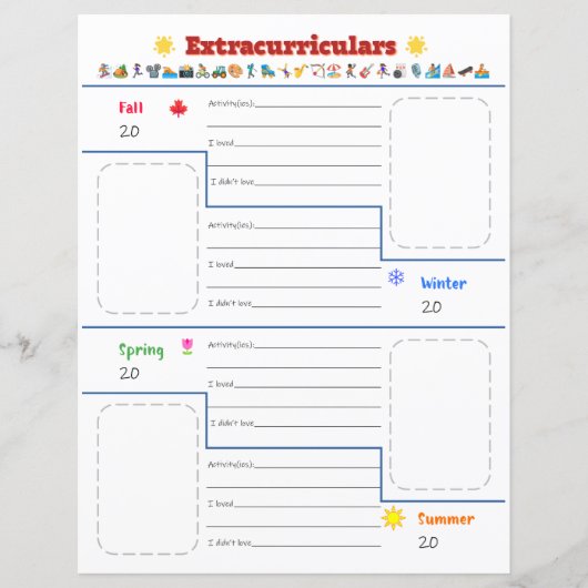 キッズ課外活動プリント (正面)