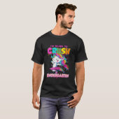 キッズ踊りユニコーンガール新学期レディCru Tシャツ (正面フル)