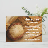 キッズ野球バースデーパーティ招待状 招待状 (スタンド正面)