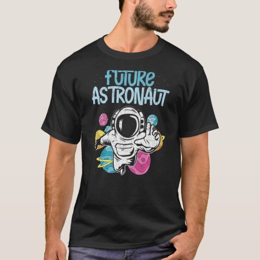 キッズ銀河系宇宙科学系惑星未来Ast Tシャツ (正面)