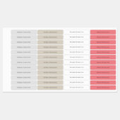 キッズ防水名カスタム ラベル (シート)