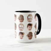 キッズ顔ペットの夫の父の日誕生日ギ マグカップ (正面右)