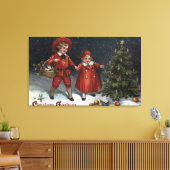 キッズ飾の木 キャンバスプリント (インサイチュ (リビング))