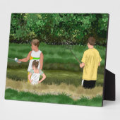 キッズ魚釣りアットザローカルポンドー フォトプラーク (側面)