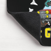 キッズ1年生モンスタートラック恐竜メガロドンSh マウスパッド (コーナー)