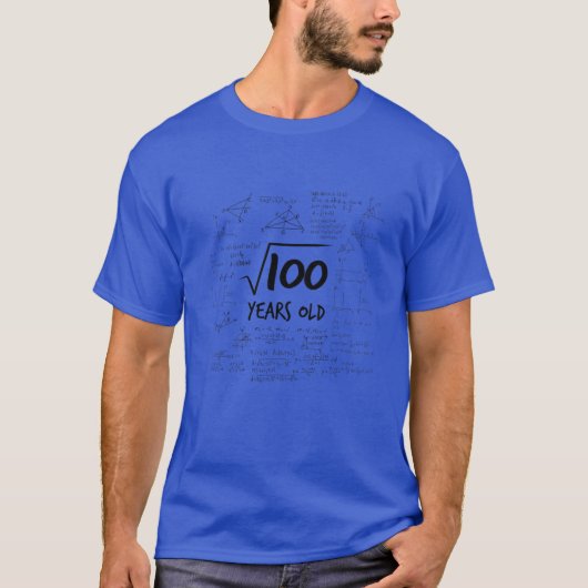 キッズ10th誕生日- Root Of 100 - Mathematics Ner Tシャツ (正面)
