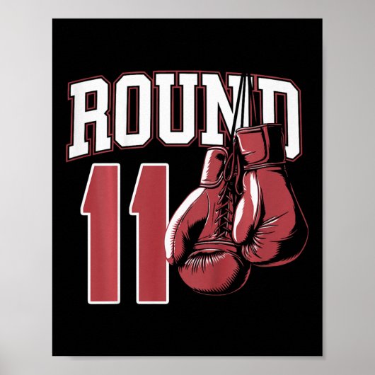 キッズ11歳ボクサーBdayパーティー11誕生日Bo ポスター (正面)