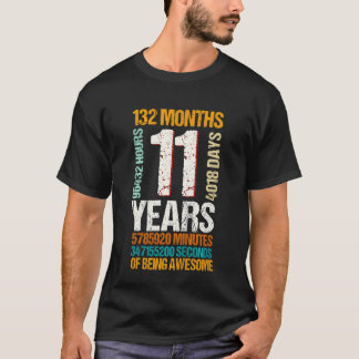 キッズ11誕生日11歳の男の子の女の子Be Tシャツ