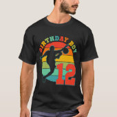 キッズ12歳サッカー誕生日パーティーをテーマに12th tシャツ (正面)
