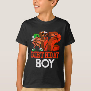 キッズ12歳バスケットボールダービング12誕生日 Tシャツ