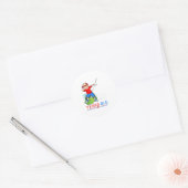 キッズ12誕生日ゴルフボーイズDabダンスゴルフG ラウンドシール (封筒)