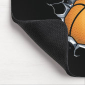 キッズ2歳バスケットボールバースデーパーティーテーマ2n マウスパッド (コーナー)