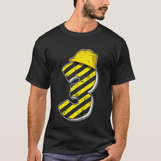 キッズ3年ボーイズ3建築パーティー3rd Bir Tシャツ (正面)