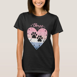 キッズ3歳かわいい犬のポー誕生日女の子3rd B d Tシャツ