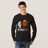 キッズ3歳ダビングバスケットボール3位B Tシャツ (正面フル)