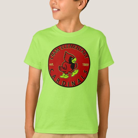 キッズ3/4スリーブラグランシャツ Tシャツ (正面)