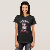 キッズ4年生レベル完了4クラスのスクールエレム Tシャツ (正面フル)