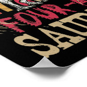 キッズ4歳の恐竜誕生日4th Tレックスディノ ポスター (角)