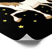 キッズ4th誕生日パーティー馬の乗馬ライダーリディ ポスター (角)