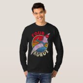 キッズ4th誕生日Four O Saurus I Pterodactylus I Tシャツ (正面フル)