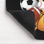 キッズ5歳スポーツスター誕生日パーティーすべてSpo マウスパッド (コーナー)