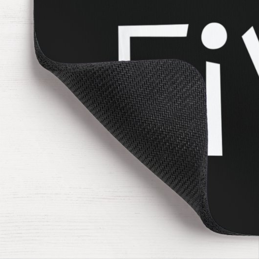 キッズ5誕生日と5歳の衣装の幼稚園 マウスパッド (コーナー)