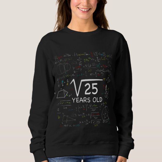 キッズ5th数学誕生日5年の古い平方根 スウェットシャツ (正面)