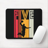 キッズ5th誕生日バスケットボールラバーギフト5年Ol マウスパッド (マウス)