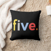 キッズ5th誕生日男の子5 5歳5ギフト クッション (ブランケット)