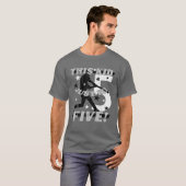 キッズ5th誕生日野球グローブキッズ5歳 tシャツ (正面フル)
