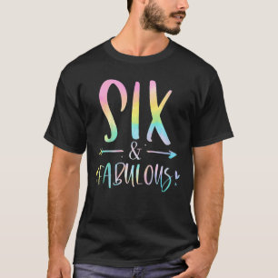 キッズ6と素晴らしい6歳の女の子誕生日Ti Tシャツ