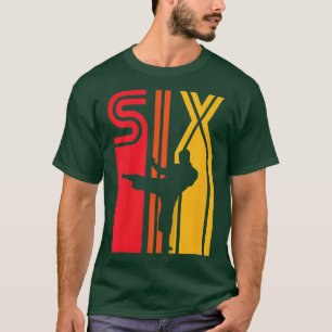 キッズ6誕生日ギフト空手レトロテコンドマート Tシャツ