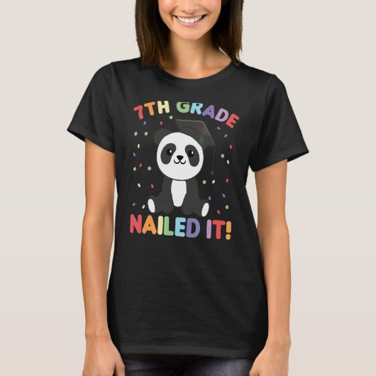 キッズ7年生がIt Panda卒業を釘付け Tシャツ (正面)