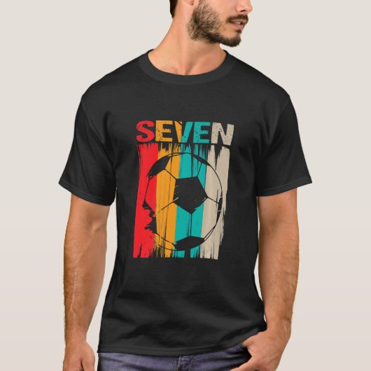 キッズ7歳サッカー誕生日第7期生 Tシャツ (正面)