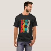 キッズ7歳サッカー誕生日第7期生 Tシャツ (正面フル)