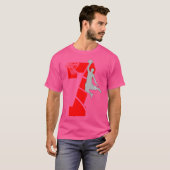 キッズ7歳7thバスケットボール誕生日Partytheme Tシャツ (正面フル)