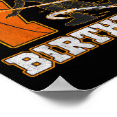 キッズ7誕生日バスケットボールキッズボーイズメンズスポーツ ポスター (角)