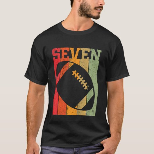 キッズ7誕生日少年7歳7サッカーS Tシャツ (正面)