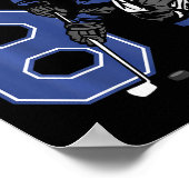 キッズ8歳アイスホッケーをテーマにした誕生日パーティー8 ポスター (角)